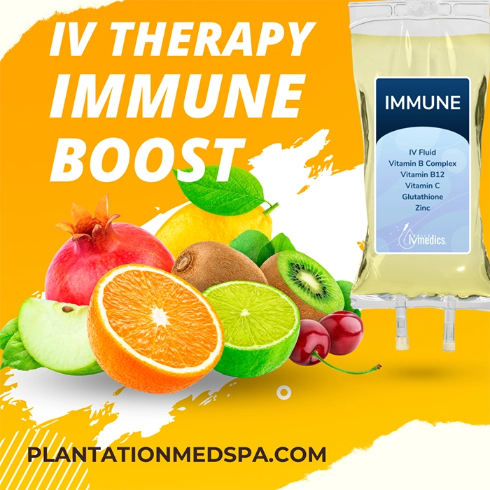 image of IV therapy immune boost cost in Plantation Florida