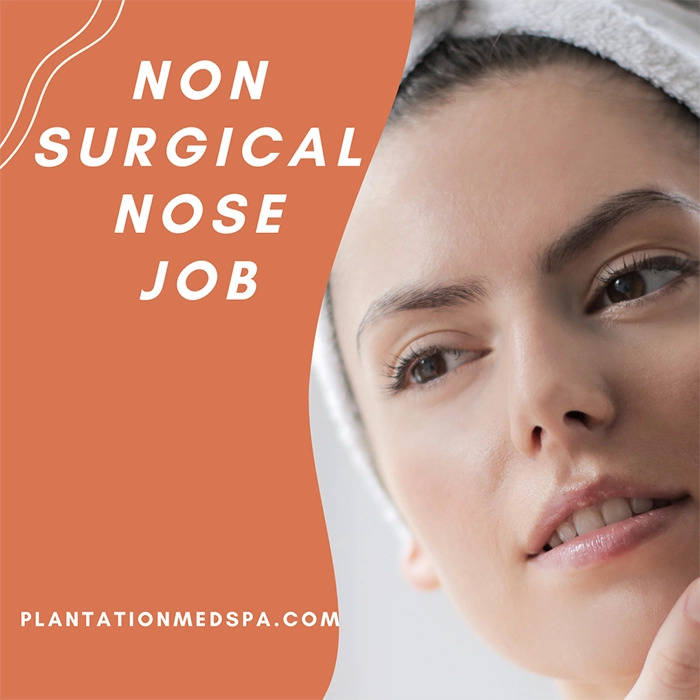 image of non-surgical nose job cost in Plantation FLorida