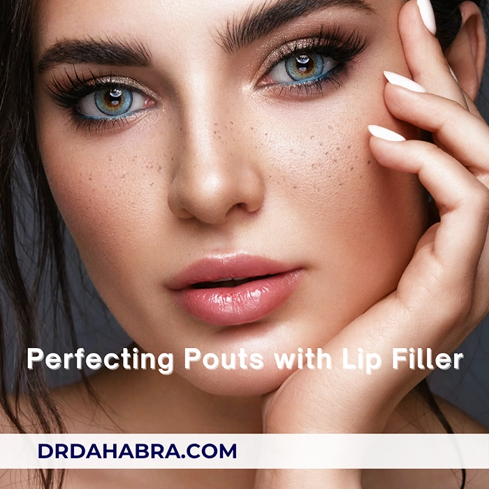 perfecting pouts in lip fillers with Dr Dahabra